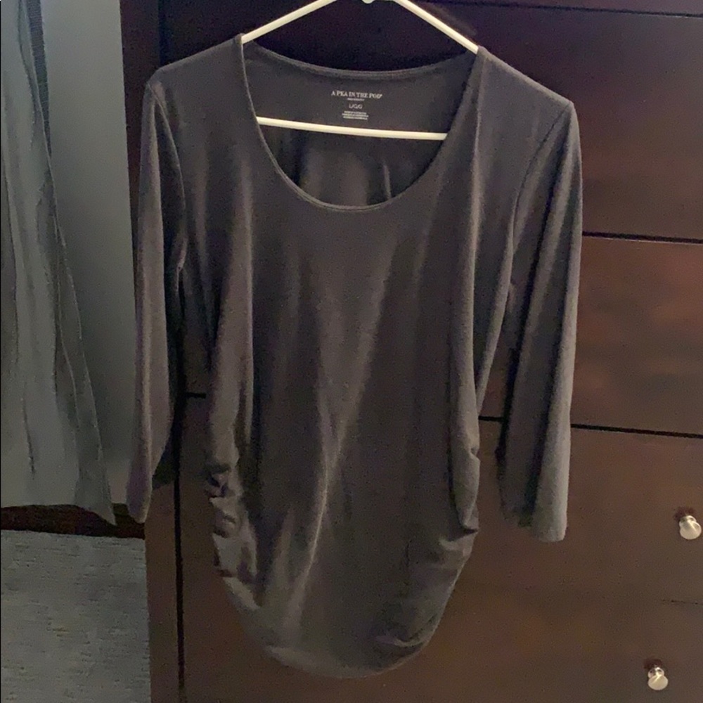 A Pea in the Pod 3/4 sleeve maternity shirt